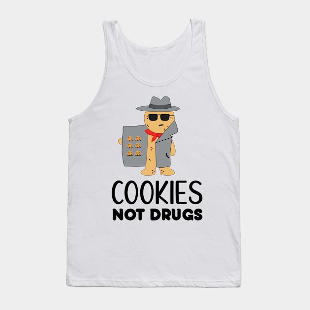 Cookies Not Drugs Funny christmas For Ugly xmax Sweater Tank Top by DonVector